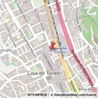 Mappa Via Vincenzo Montefusco, 13, 84013 Cava de' Tirreni, Salerno (Campania)