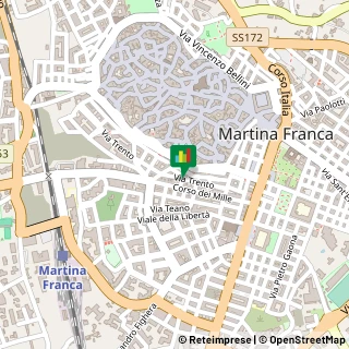 Mappa Via Trento, 104, 74015 Martina Franca, Taranto (Puglia)