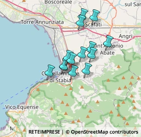 Mappa Via Orazio, 80053 Castellammare di Stabia NA, Italia (2.60214)