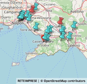 Mappa Via Ugo Cafiero, 80053 Castellammare di Stabia NA, Italia (16.784)