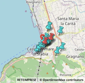 Mappa Via Ugo Cafiero, 80053 Castellammare di Stabia NA, Italia (0.9505)