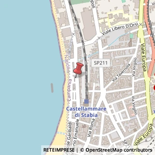 Mappa Corso Alcide de Gasperi, 51, 80053 Castellammare di Stabia, Napoli (Campania)