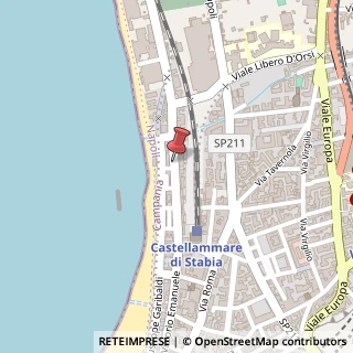 Mappa Corso Alcide de Gasperi, 75, 80053 Castellammare di Stabia, Napoli (Campania)