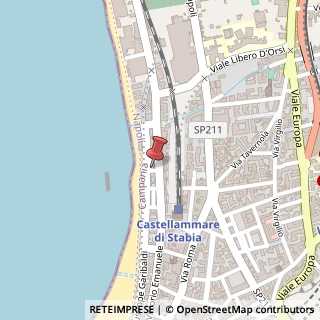 Mappa Via pescatore, 80053 Castellammare di Stabia, Napoli (Campania)