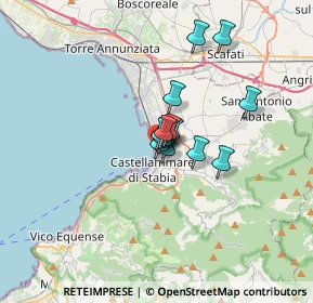 Mappa Via Ugo Cafiero, 80053 Castellammare di Stabia NA, Italia (2.08538)