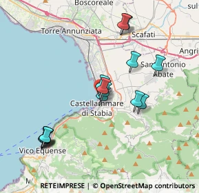 Mappa Via Ugo Cafiero, 80053 Castellammare di Stabia NA, Italia (4.004)