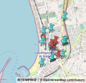 Mappa Via Ugo Cafiero, 80053 Castellammare di Stabia NA, Italia (0.419)