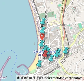 Mappa Via Ugo Cafiero, 80053 Castellammare di Stabia NA, Italia (0.4625)