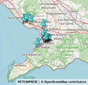 Mappa Via Ugo Cafiero, 80053 Castellammare di Stabia NA, Italia (4.16692)