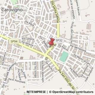 Mappa Via Santa Sabina, 15, 72012 Carovigno, Brindisi (Puglia)
