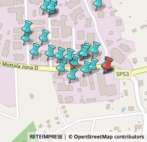 Mappa Via Mottola ZI km 2.200 Zona D, 74015 Martina Franca TA, Italia (0.108)