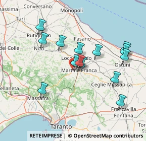 Mappa Via Mottola ZI km 2.200 Zona D, 74015 Martina Franca TA, Italia (15.05214)