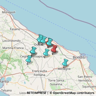 Mappa Via G. Capuozzo, 72012 Carovigno BR, Italia (9.275)