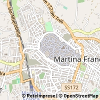 Mapa Martina Franca