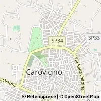 Mapa Carovigno