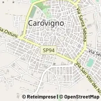 Kaart Carovigno