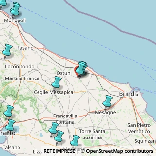 Mappa Via Baccatani, 72012 Carovigno BR, Italia (25.78533)