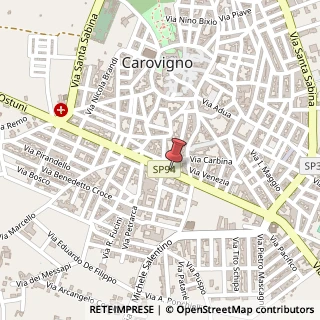Mappa Corso Umberto I, 123/A, 72012 Carovigno, Brindisi (Puglia)