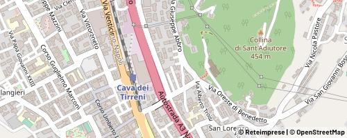 Mappa Cava de' Tirreni