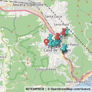 Mappa Via Aniello Ferrigno, 84013 Cava de' Tirreni SA, Italia (1.23462)