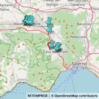 Mappa Via Aniello Ferrigno, 84013 Cava de' Tirreni SA, Italia (4.472)