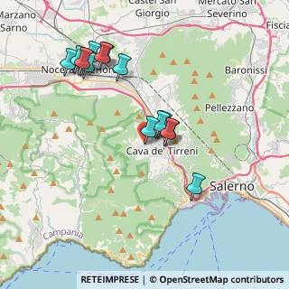 Mappa Via Aniello Ferrigno, 84013 Cava de' Tirreni SA, Italia (4.08)
