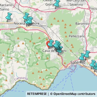 Mappa Via Aniello Ferrigno, 84013 Cava de' Tirreni SA, Italia (5.36857)