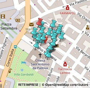 Mappa Via Gabriele D'Annunzio, 74015 Martina Franca TA, Italia (0)