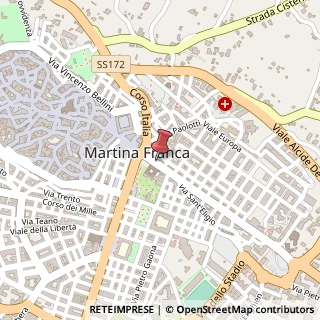 Mappa Corso Messapia, 27/29, 74015 Martina Franca, Taranto (Puglia)