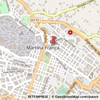 Mappa Via Virgilio, 19, 74015 Martina Franca, Taranto (Puglia)