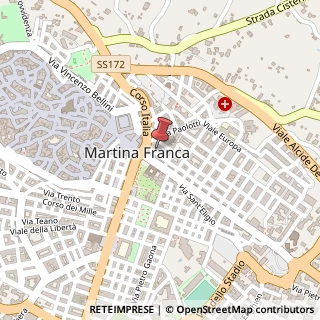 Mappa Via Gabriele D'Annunzio, 21, 74015 Martina Franca, Taranto (Puglia)