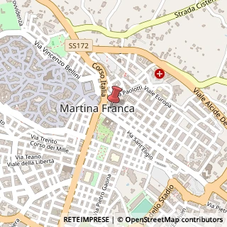Mappa Via Gabriele D'Annunzio, 23,B, 74015 Martina Franca, Taranto (Puglia)