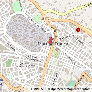 Mappa Via Giuseppe Battaglini, 12, 74015 Martina Franca, Taranto (Puglia)