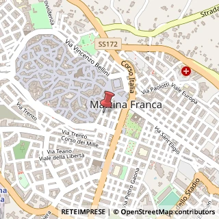Mappa Via Giuseppe Verdi, 19, 74015 Martina Franca, Taranto (Puglia)