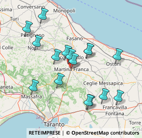 Mappa Via Giuseppe Verdi, 74015 Martina Franca TA, Italia (15.66813)