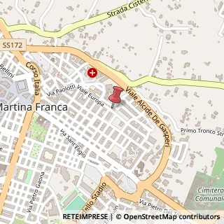 Mappa Via Alcide de Gasperi, 78, 74015 Martina Franca, Taranto (Puglia)