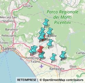 Mappa Località Santa Maria a Vico, 84095 Giffoni Valle Piana SA, Italia (5.59231)