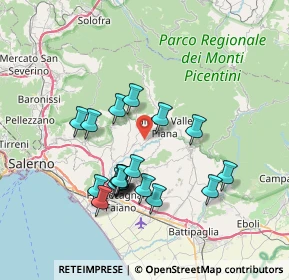 Mappa Località Santa Maria a Vico, 84095 Giffoni Valle Piana SA, Italia (7.25316)