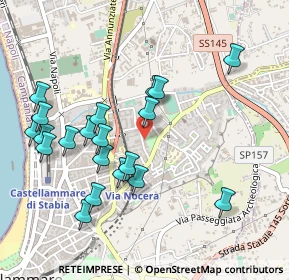 Mappa Via Gabriele d'Annunzio, 80053 Castellammare di Stabia NA, Italia (0.547)