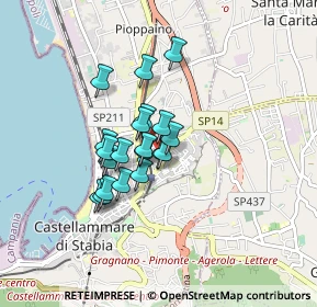 Mappa Via Gabriele d'Annunzio, 80053 Castellammare di Stabia NA, Italia (0.639)