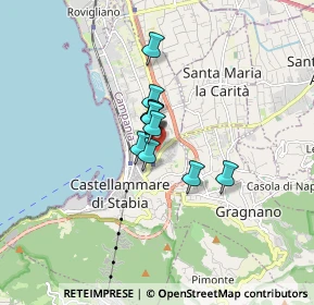 Mappa Via Gabriele d'Annunzio, 80053 Castellammare di Stabia NA, Italia (0.94818)