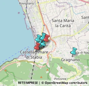 Mappa Via Gabriele d'Annunzio, 80053 Castellammare di Stabia NA, Italia (0.87182)