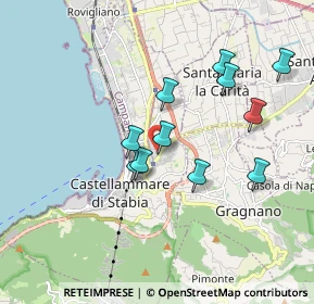 Mappa Via Gabriele d'Annunzio, 80053 Castellammare di Stabia NA, Italia (1.74545)