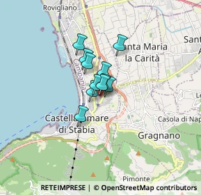 Mappa Via Gabriele d'Annunzio, 80053 Castellammare di Stabia NA, Italia (0.87727)
