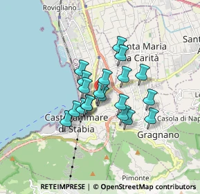 Mappa Via Gabriele d'Annunzio, 80053 Castellammare di Stabia NA, Italia (1.271)