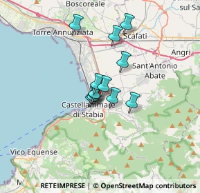 Mappa Via Gabriele d'Annunzio, 80053 Castellammare di Stabia NA, Italia (2.26833)