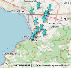 Mappa Via Gabriele d'Annunzio, 80053 Castellammare di Stabia NA, Italia (2.97583)