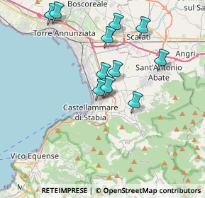 Mappa Via Gabriele d'Annunzio, 80053 Castellammare di Stabia NA, Italia (3.72)