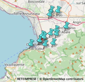 Mappa Via Gabriele d'Annunzio, 80053 Castellammare di Stabia NA, Italia (2.62286)