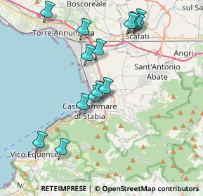 Mappa Via Gabriele d'Annunzio, 80053 Castellammare di Stabia NA, Italia (4.27143)